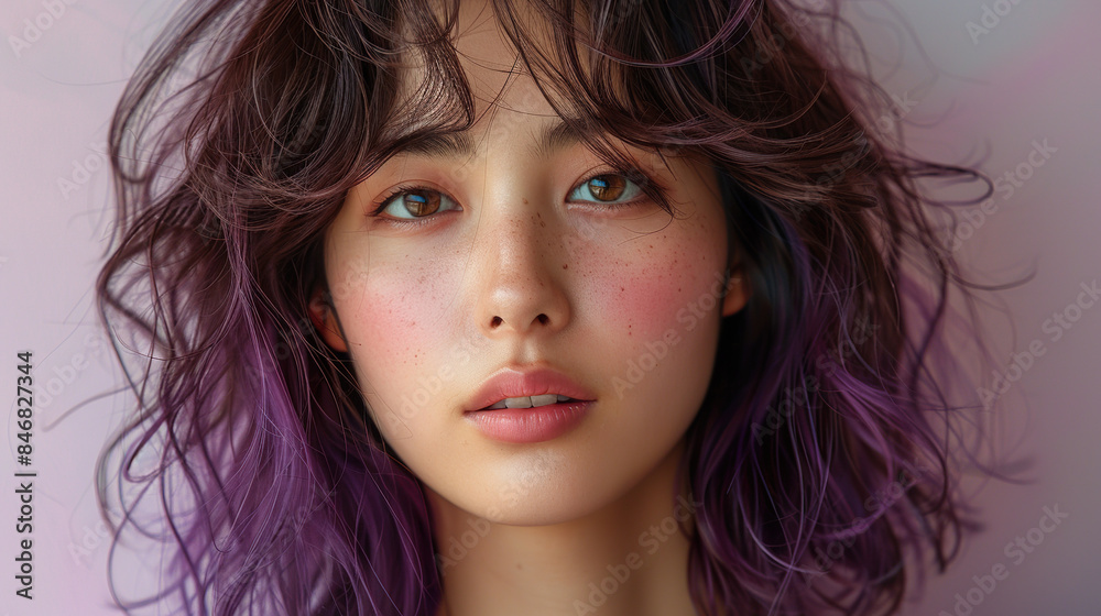 natural elegance and pure feminine charm in a serene close-up portrait, Smiling Girl Dressed Up natural elegance and pure feminine charm in a serene close-up portrait, Smiling Girl Dressed Up