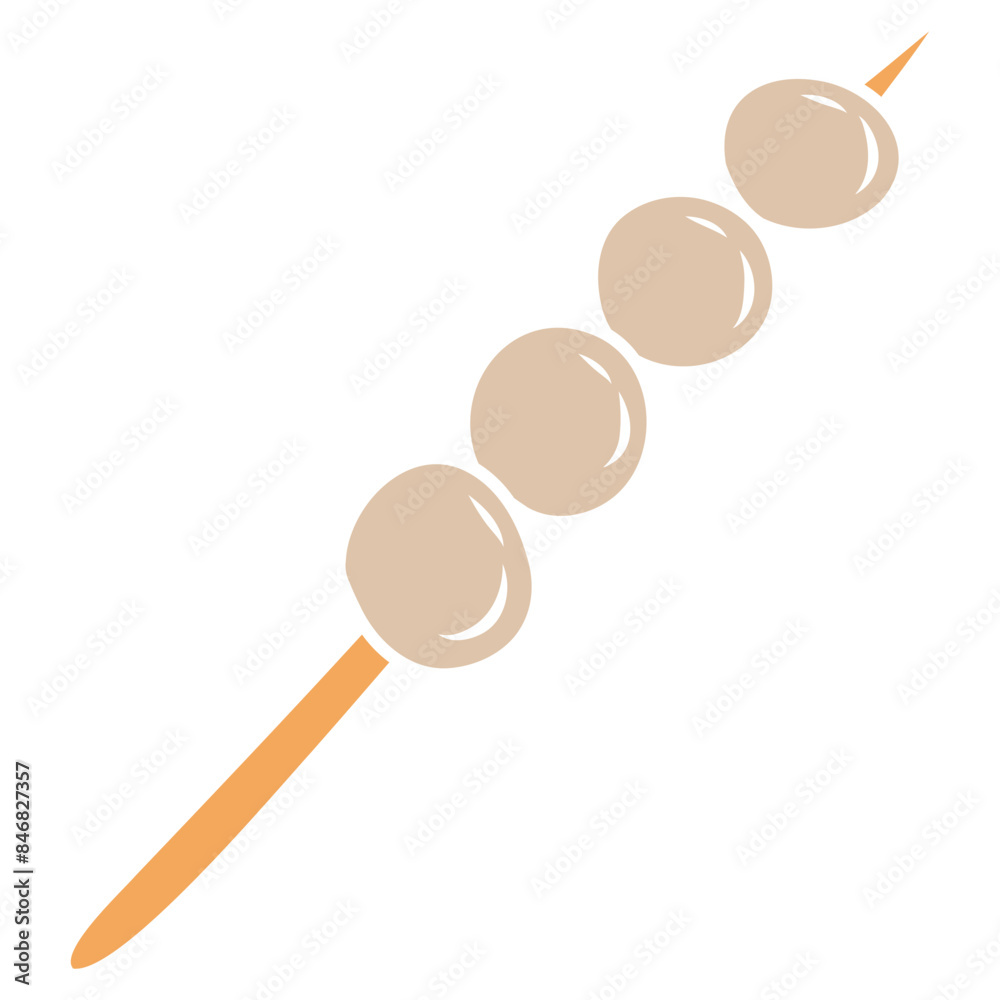 illustration of satay stick illustration of satay stick