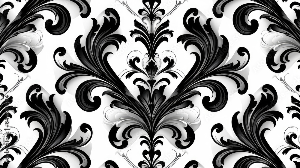Black pattern on a white background A seamless design for fashion textile wallpaper wrapping paper fabric and home decoration A straightforward repeating pattern Black pattern on a white background A seamless design for fashion textile wallpaper wrapping paper fabric and home decoration A straightforward repeating pattern