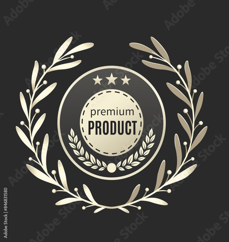 Label, Luxus - Vektor