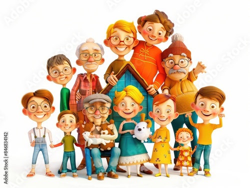 family with children