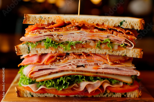 Double decker club sandwich