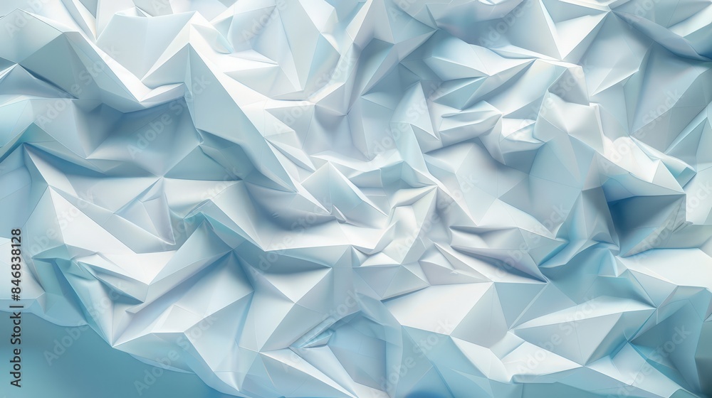 Abstract Paper Folds - Geometric Patterns in 3D Rendering with Tactile and Artistic Design Elements Abstract Paper Folds - Geometric Patterns in 3D Rendering with Tactile and Artistic Design Elements