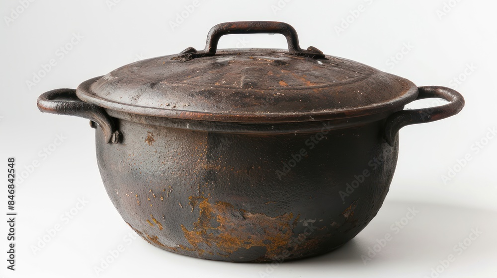 Dutch oven isolated white background Dutch oven isolated white background