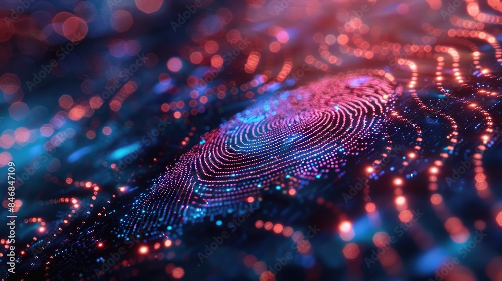 Chairman fingerprint biometric security hologram on digital screen background Chairman fingerprint biometric security hologram on digital screen background