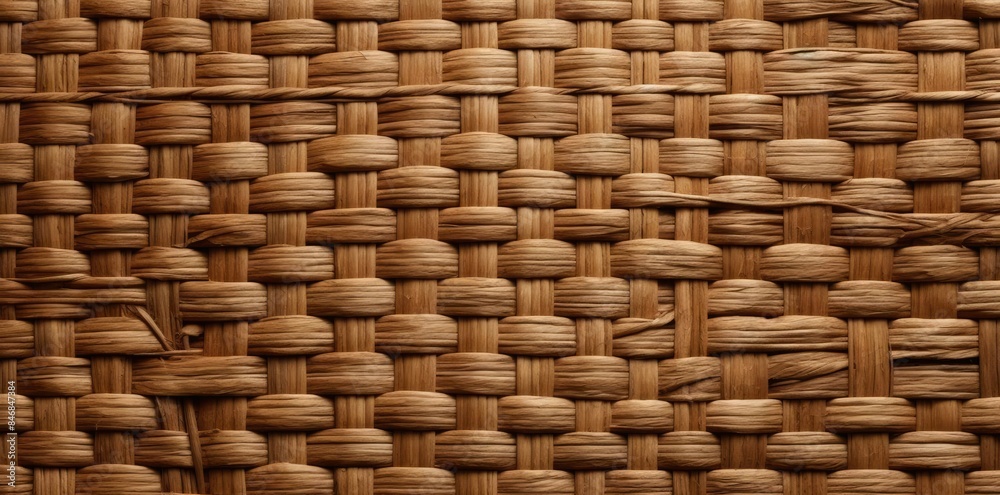 wicker textured wicker basket with a red handle and a white stripe, placed on a wooden surface wicker textured wicker basket with a red handle and a white stripe, placed on a wooden surface