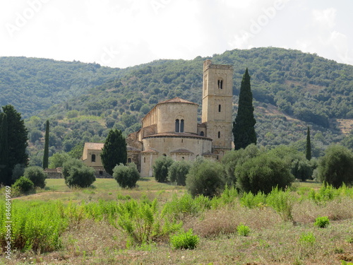 Abbazia di Sant'Antimo, Montalcino, Toscana, Italia