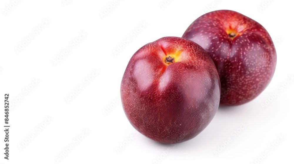 Nectarine isolated white background Nectarine isolated white background