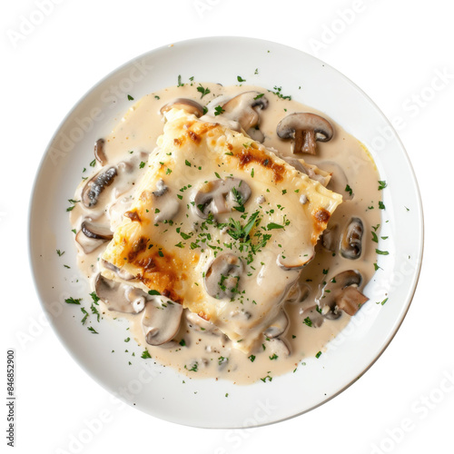 A Plate of Mushroom Lasagna...