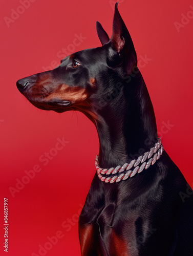 portrait of a black dog © Oleksandr