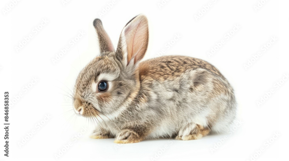 Rabbit isolated white background Rabbit isolated white background
