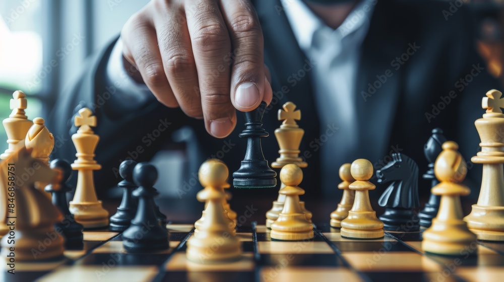 chess battle, victory, success, leader, teamwork, business strategy . business man wear business suit move prepare move king chess pieces, plan strategy lead successful business competition leader. chess battle, victory, success, leader, teamwork, business strategy . business man wear business suit move prepare move king chess pieces, plan strategy lead successful business competition leader.