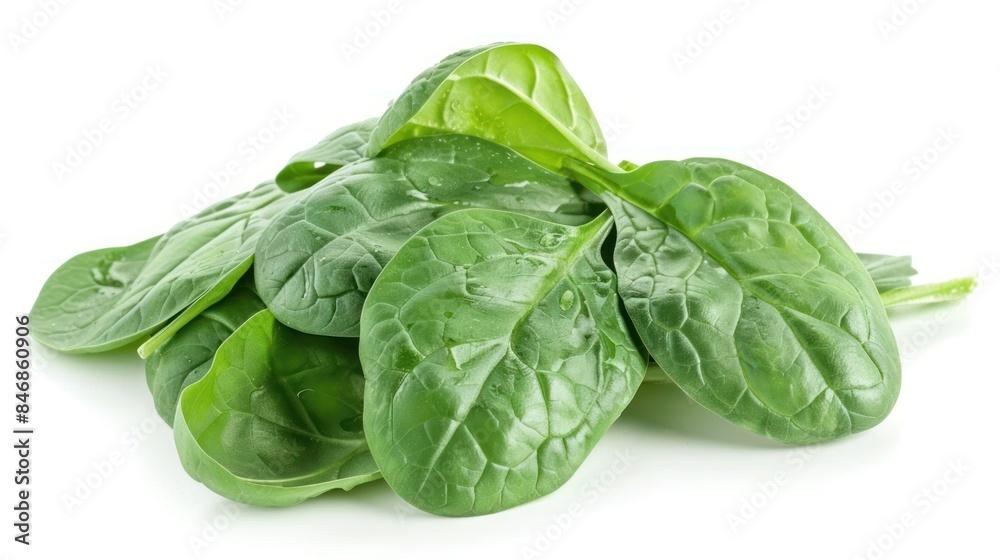 Spinach isolated white background Spinach isolated white background