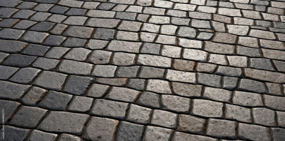 permeable paving texture on a cobblestone road permeable paving texture on a cobblestone road