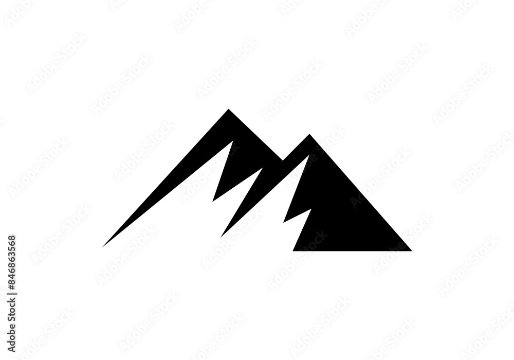 mountain and water logo template logo icon vector illustration mountain and water logo template logo icon vector illustration