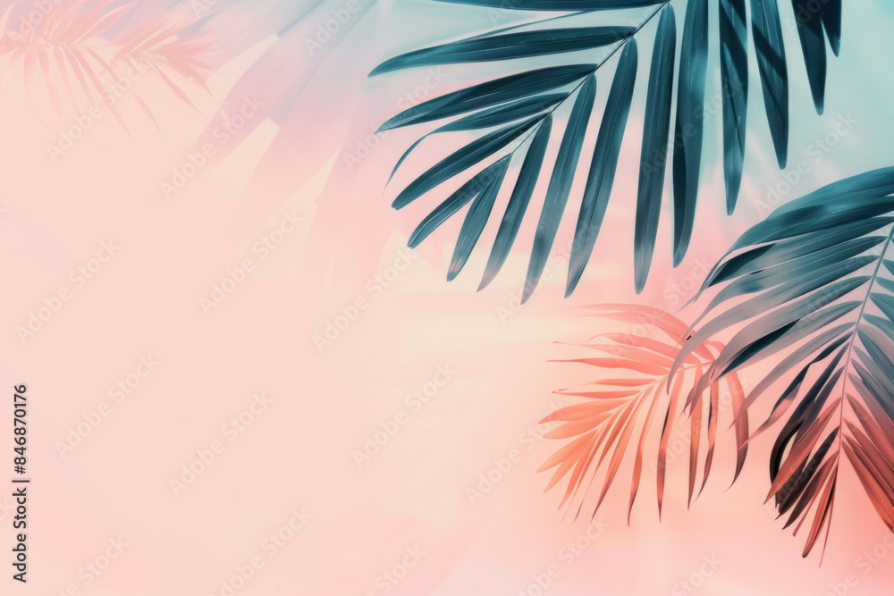 Summer nature background abstract concept. Pastel color tone. Generative ai. Summer nature background abstract concept. Pastel color tone. Generative ai.