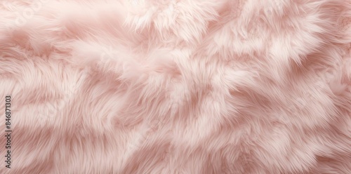 fleece textured fur on a pink background