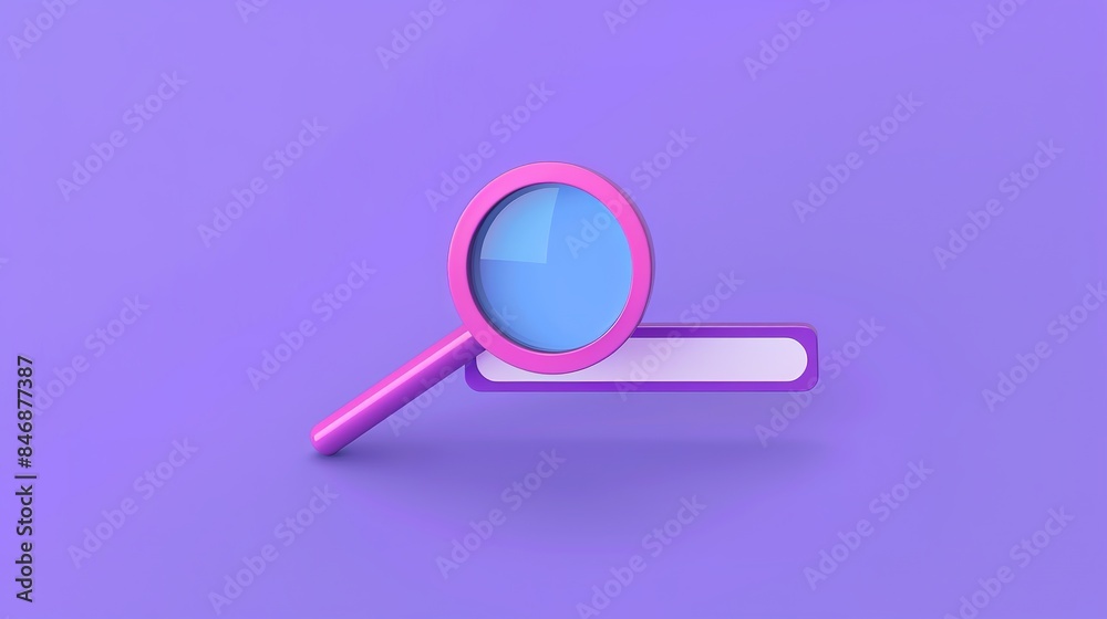 Professional Vector image of a magnify glass Professional Vector image of a magnify glass