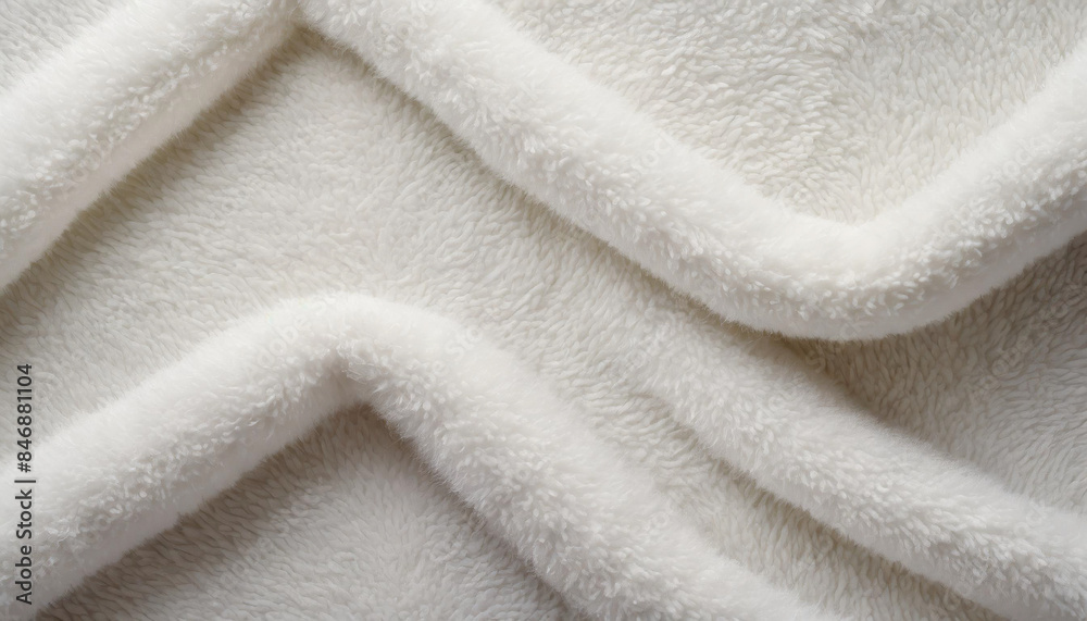white plush fleece fabric texture, highlighting its soft, cozy, and warm qualities. Perfect for illustrating comfort, warmth, and the luxurious feel of high-quality fleece material white plush fleece fabric texture, highlighting its soft, cozy, and warm qualities. Perfect for illustrating comfort, warmth, and the luxurious feel of high-quality fleece material