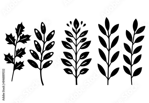 Set of hand drawn vector circular decorative elements for your design