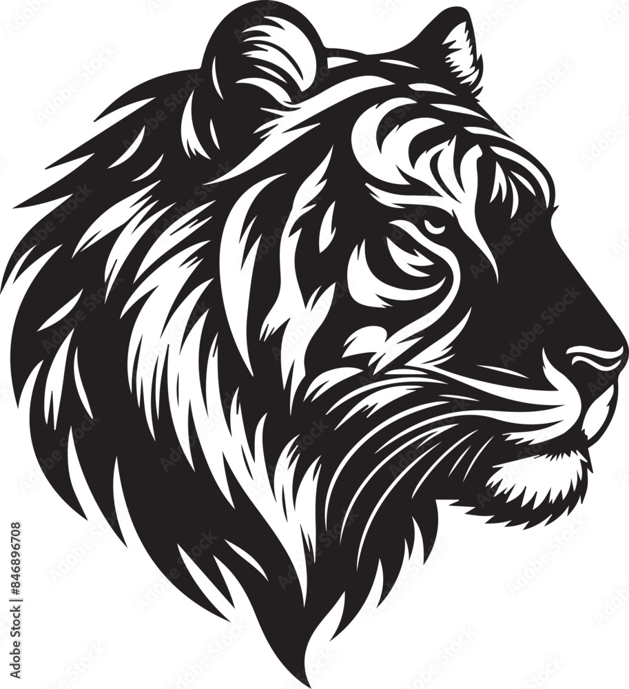 lion head isolated on white lion head isolated on white
