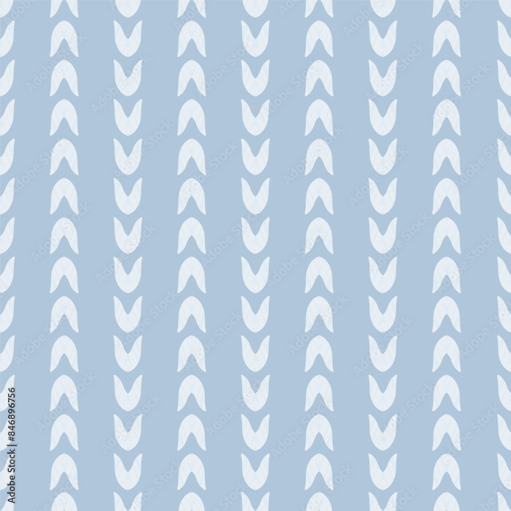 Blue Ornamental vector Pattern Design