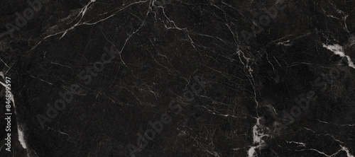  black Granite Marble Background, Royal Black and white vain marble stone, natural pattern texture background and use for interiors tile, luxury design with high resolution, Modern floor decoration.