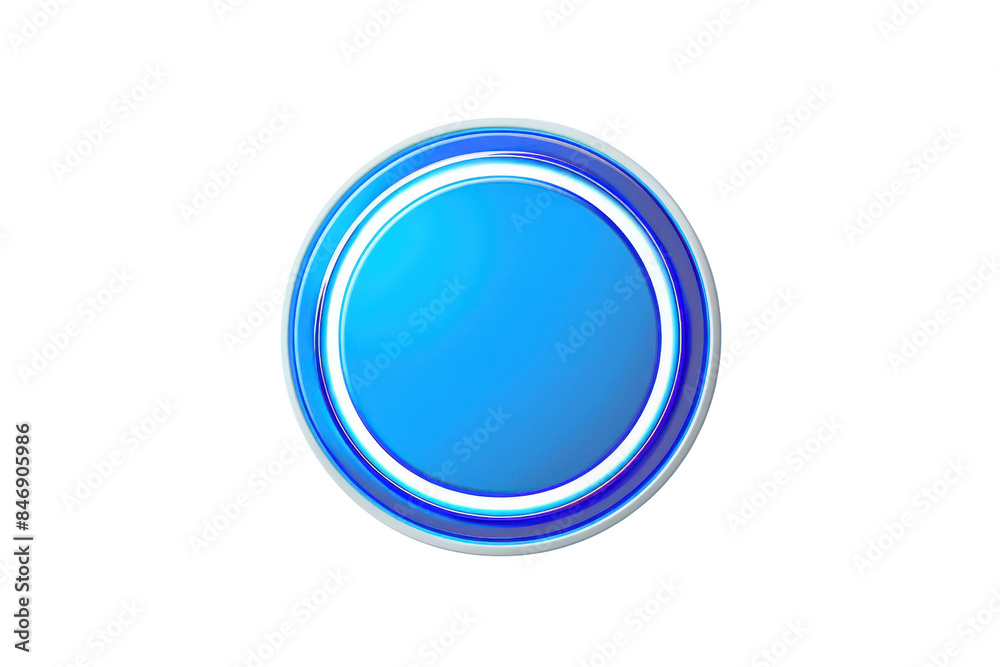 A shiny blue button graphic with a minimalist design. Perfect for web elements or app interfaces. Isolated on a transparent background. A shiny blue button graphic with a minimalist design. Perfect for web elements or app interfaces. Isolated on a transparent background.