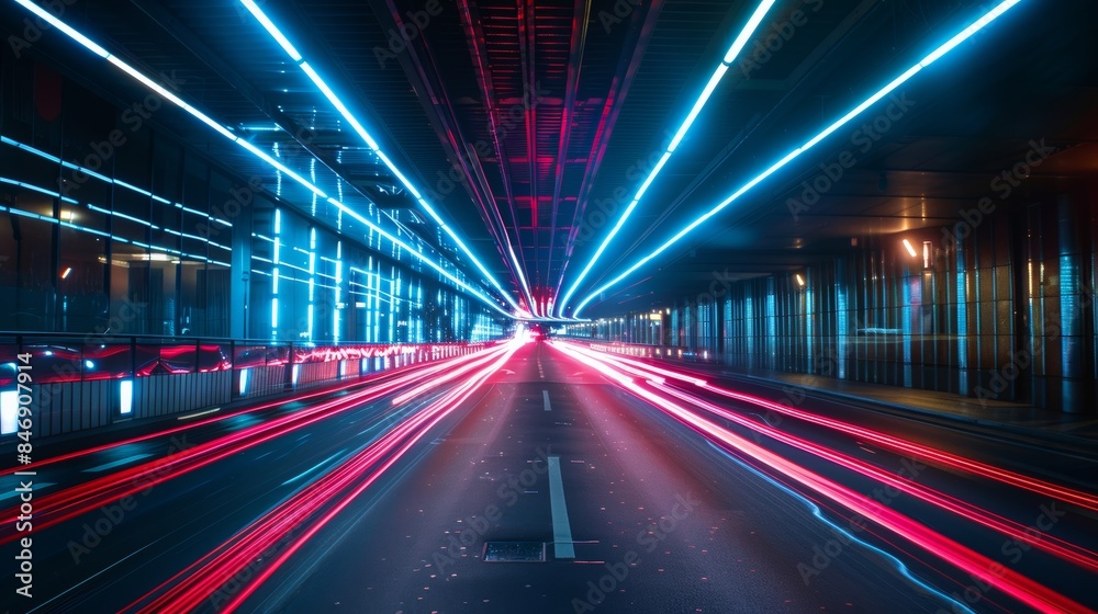 A vibrant night scene capturing the streaming lights of a bustling cityscape, reflecting urban life and motion. A vibrant night scene capturing the streaming lights of a bustling cityscape, reflecting urban life and motion.