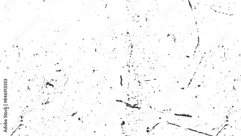 Black Scratches on white background texture. Scratches and Dust texture Background looping video. Grunge black and white dynamic background. Animation grunge loop video. Crumpled White Paper 4k.