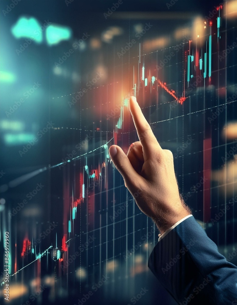 Stock Trading and Visualization of Stock Market with Investors and Forex Chart - Investment in the Economy - Digital Chart - Increase and Decrease of Stocks - Data for Profit on Exchange Market Stock Trading and Visualization of Stock Market with Investors and Forex Chart - Investment in the Economy - Digital Chart - Increase and Decrease of Stocks - Data for Profit on Exchange Market