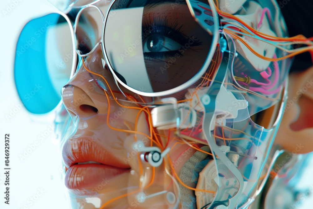 human augmentation modern technology 3d image photo human augmentation modern technology 3d image photo