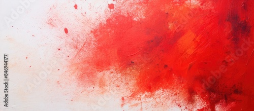 Close-up of a red and white...