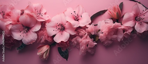 Pink flowers in bloom again...