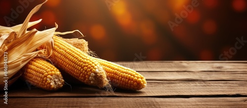 Group of brown corn arrange...