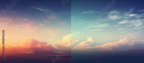 Sunset scene showcasing cap...