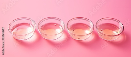Arrangement of four drink g...