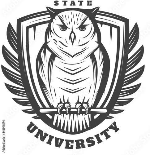 College, University - Emblem, Wappen - Vektor