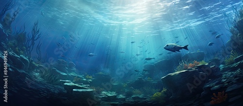 Group of Trevallys swimming...