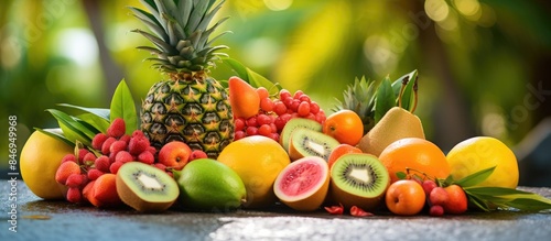 Assorted array of fruits pr...