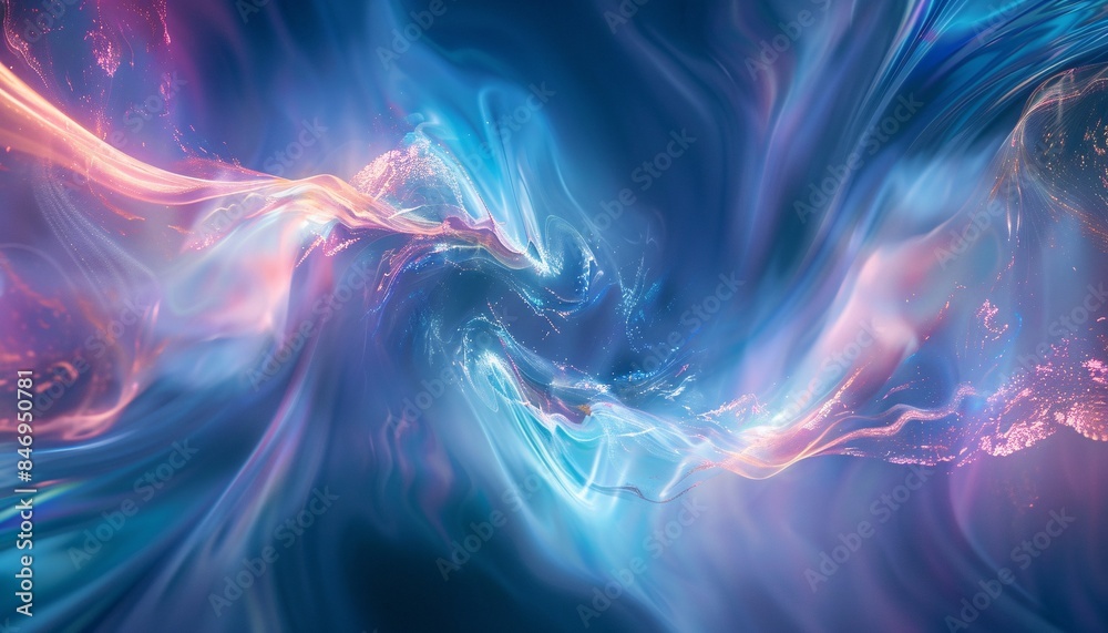 Futuristic Hologram Graphic Abstract Wave Swirl Background Futuristic Hologram Graphic Abstract Wave Swirl Background