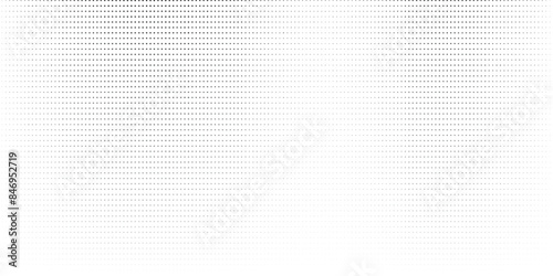 Abstract white and grey gradient circle background with halftone dots decoration.