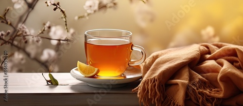Enjoying a warm cup of tea ...