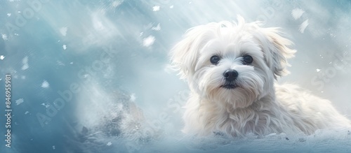 Cute dog portrait of an ado...