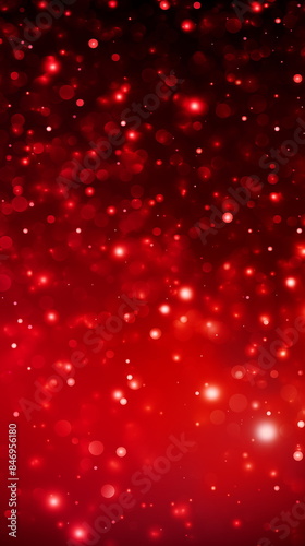 bokeh background with red particles, light with light color background