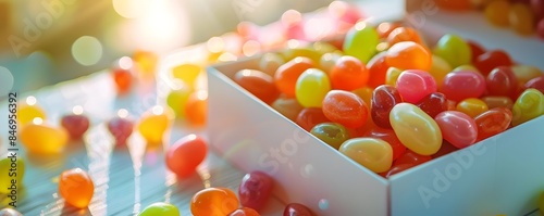 Vibrant Jelly Beans Spillin...