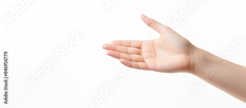 A figure making a hand gest...