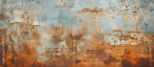 Macro shot of weathered met...