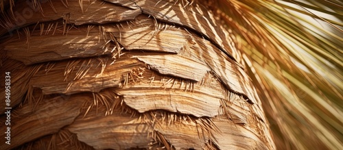 Close-up view of a palm tre...