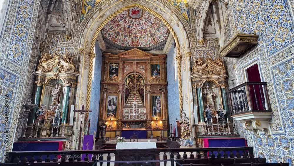 Coimbra University Chapel or Sao Miguel Chapel is a chapel of University of Coimbra in Portugal Coimbra University Chapel or Sao Miguel Chapel is a chapel of University of Coimbra in Portugal
